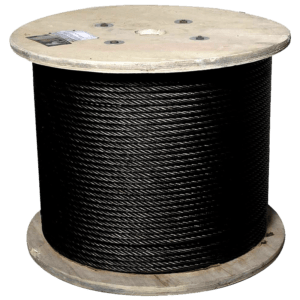 cables de acero negro lubricado caizadom